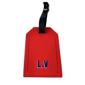 Louis Vuitton X FIFA Limited Edition Leather Luggage Tag